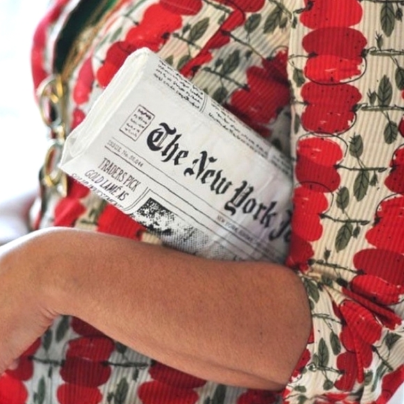 kate spade Bags Rare Vintage Kate Spade New York Journal Newspaper Clutch Poshmark
